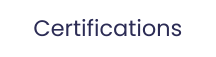 Certifications